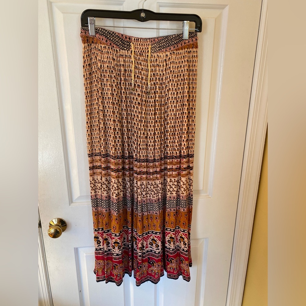 Bohemian Maxi Skirt in Multicolor